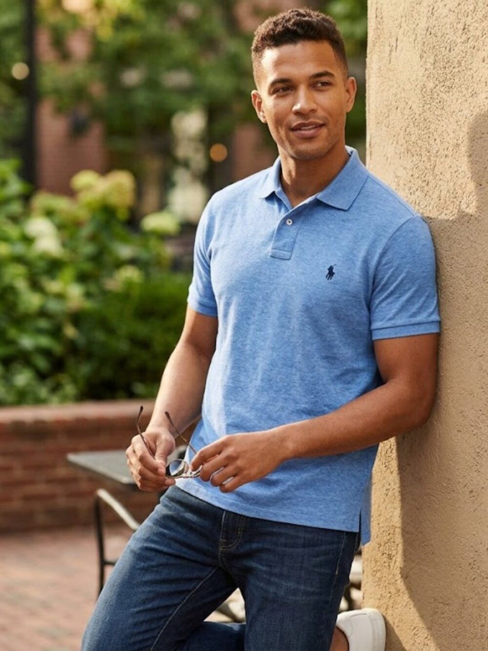 RALPH LAUREN Polo Shirt Men's Pima Soft Touch Short Sleeve Medium